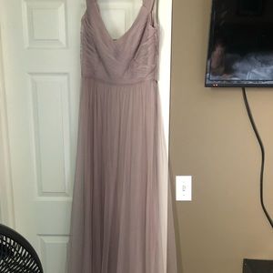 Mauve-dusty rose formal dress